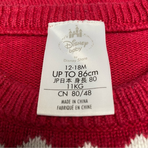 Disney Store Mini Mouse Bow Holiday Knit Sweater - Picture 7 of 7